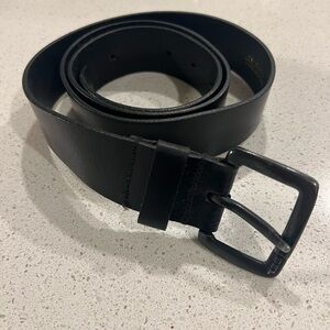 Diesel Black Leather Men's Belt